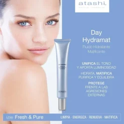 ATASHI Hidramat Day Hidratante Matificante Piel Mixta y Grasa 50 ml