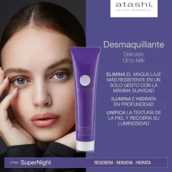 ATASHI Supernight Desmaquillante Aceite-Leche 75 ml