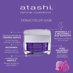 ATASHI Supernight Mascarilla Regeneradora 50 ml