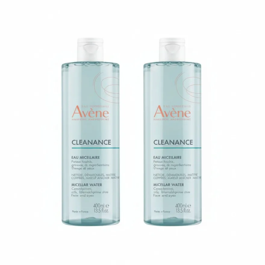 Avène Cleanance Agua Micelar Piel Grasa Duplo 2 x 400 ml