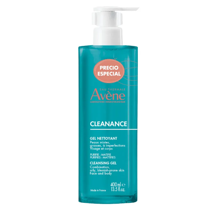 Avène Cleanance Gel Limpiador 400 ml (Precio Especial)