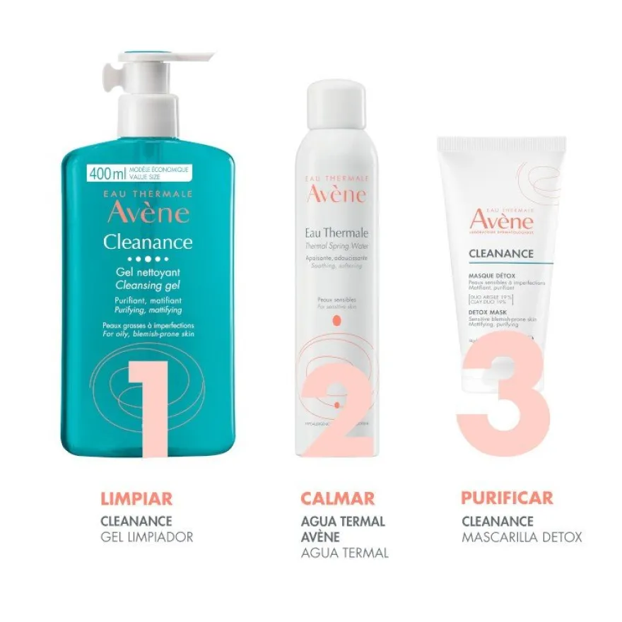 Avène Cleanance Mascarilla Detox 3 en 1 50ml