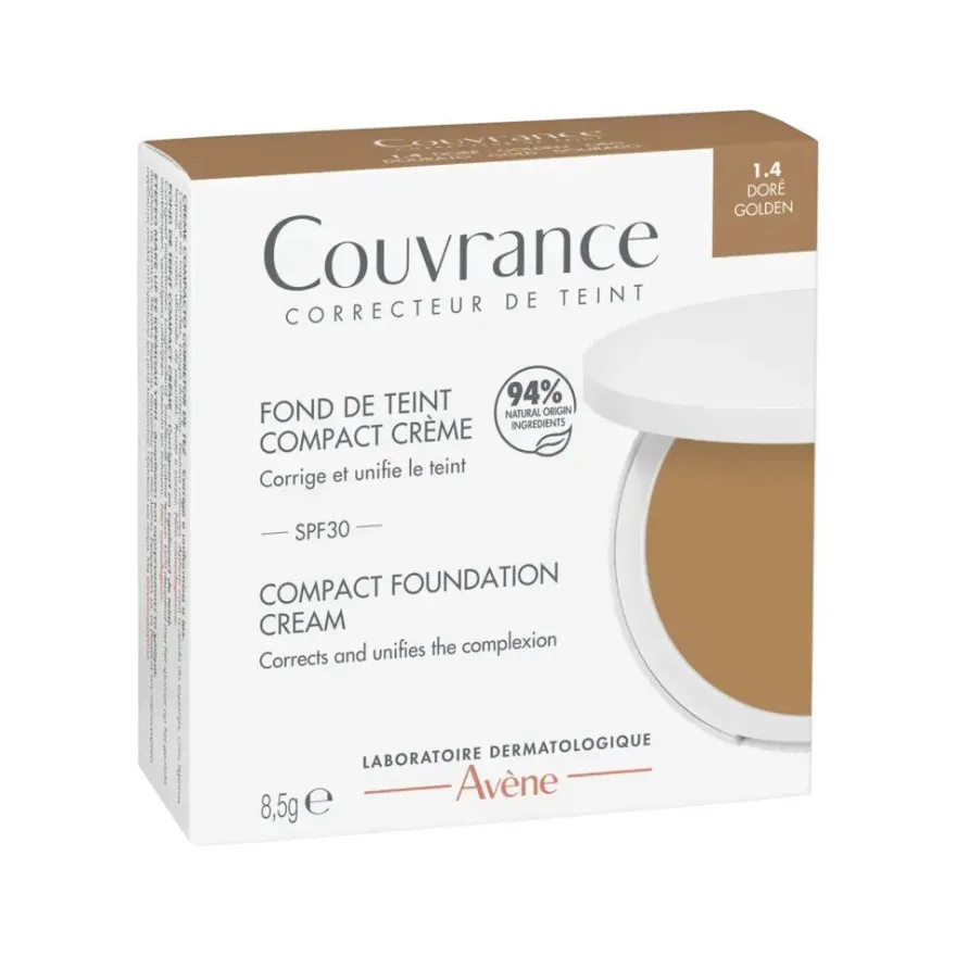 Avène Couvrance Base de Maquillaje Compacta 1.4 Dorado SPF30