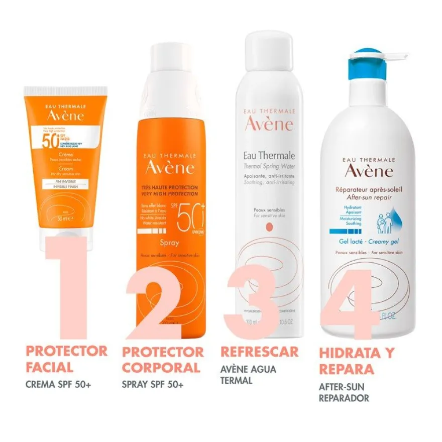 AVÈNE Crema Solar Piel Sensible y Seca SPF 50+ (50ml)