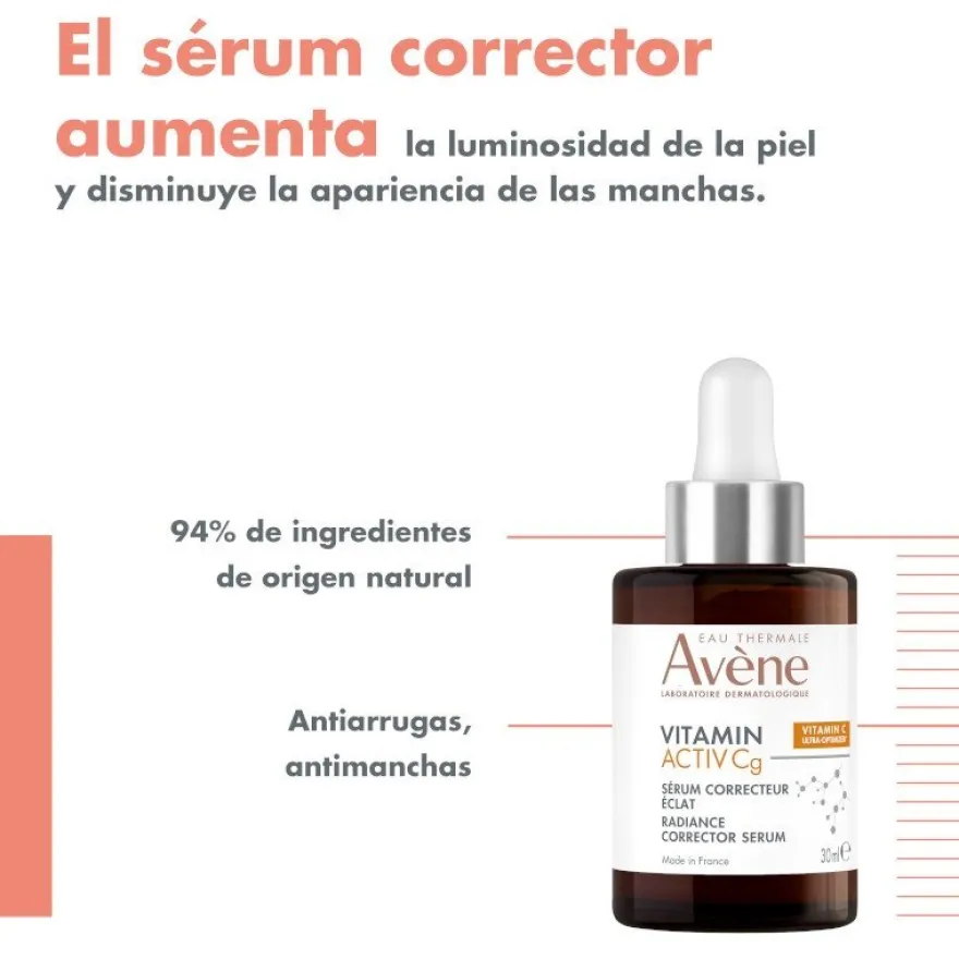 Avène Vitamin Activ Cg Sérum Luminosidad Corrector 30ml
