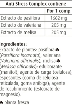 A.Vogel Anti Stress Complex 30 Comprimidos