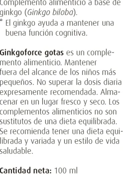 A.Vogel Ginkgoforce 100 ml
