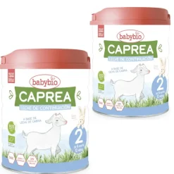 BABYBIO Caprea 2 Leche de Cabra de Continuación BIO 6-12m DUPLO 2x800g