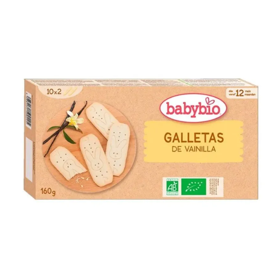 BABYBIO Galletas Dentición Vainilla 160 gr