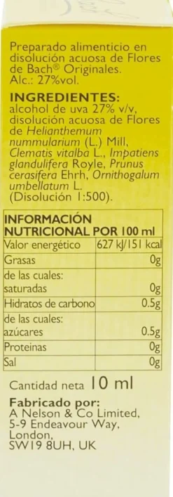Bach Rescue Gotas 10ml
