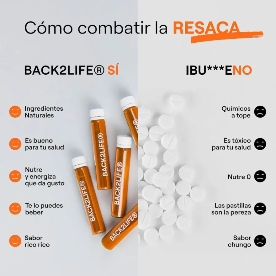 Back2Life Party Recovery 25mlx5 unidades
