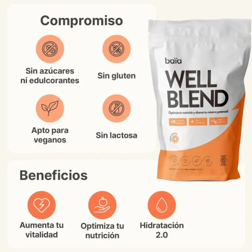 Baia Food Well Blend Naranja 300g