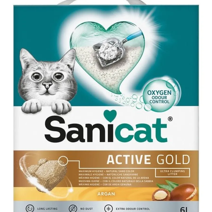 Bailach Sanicat Active Gold Arena para Gato 6L
