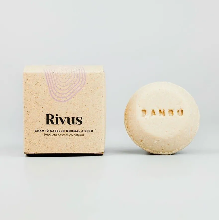 BANBU Champú Ecológico Sólido Pelo Normal a Seco RIVUS 75g