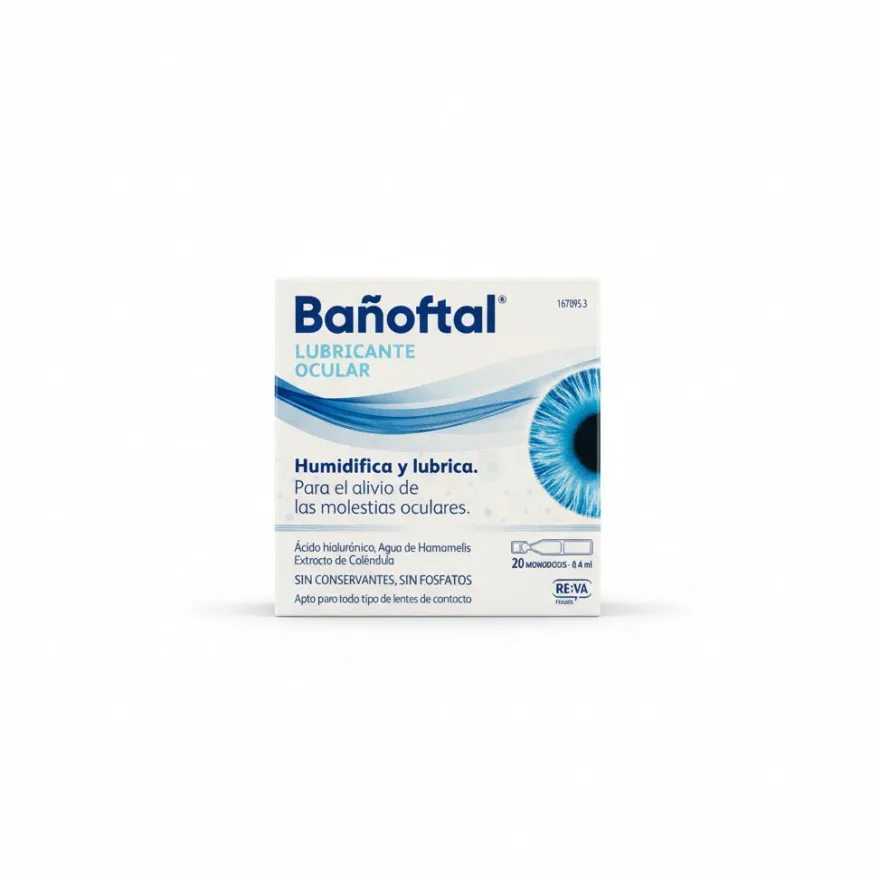 BANOFTAL Gotas Oftálmicas Lubricante Ocular 20x0,4ml