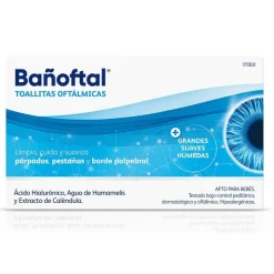 BAÑOFTAL Toallitas Oftálmicas 20 Toallitas