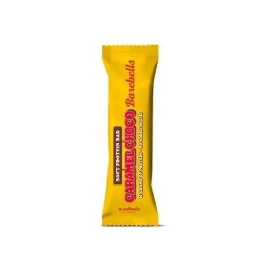 BAREBELLS Barrita Proteica Soft Caramel Choco 55g