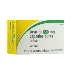 Beacita 60 mg Orlistat 84 cápsulas - Aurovitas