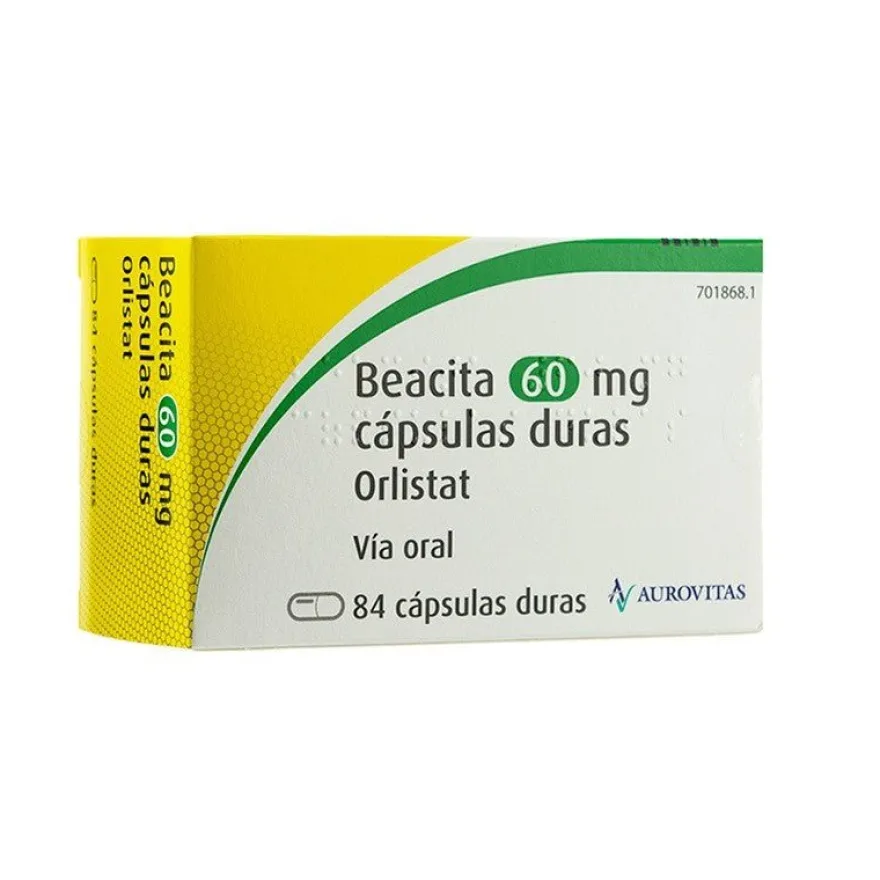 Beacita 60 mg Orlistat 84 cápsulas - Aurovitas