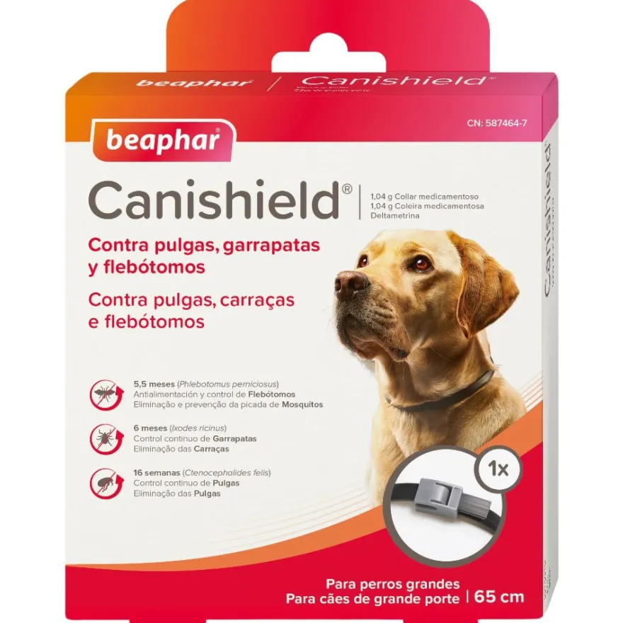 Beaphar Canishield Collar Antiparasitario Perro 65 cm 1 ud