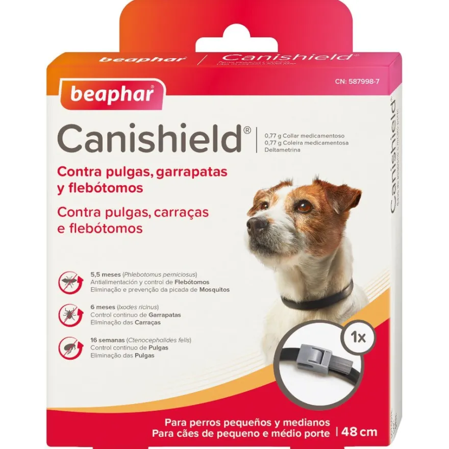 Beaphar Canishield Collar Antiparasitario Perro 48 cm 1 ud