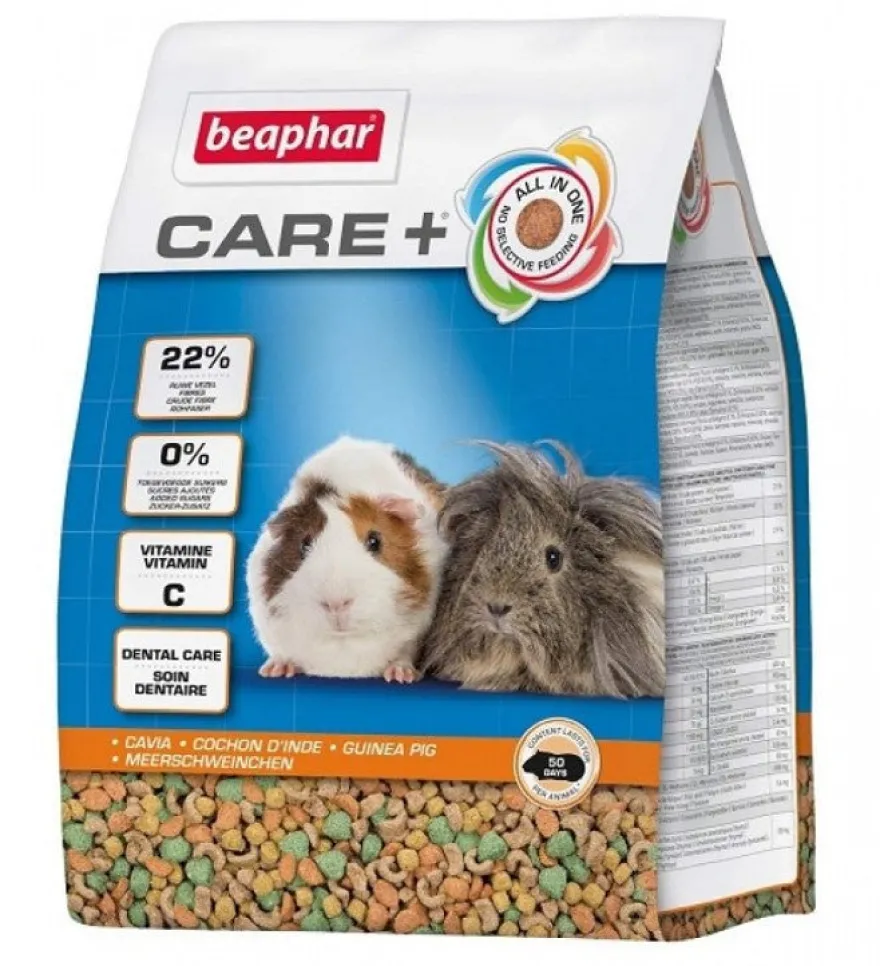 Beaphar Care+ Comida para Cobayas Extrudida 1,5kg