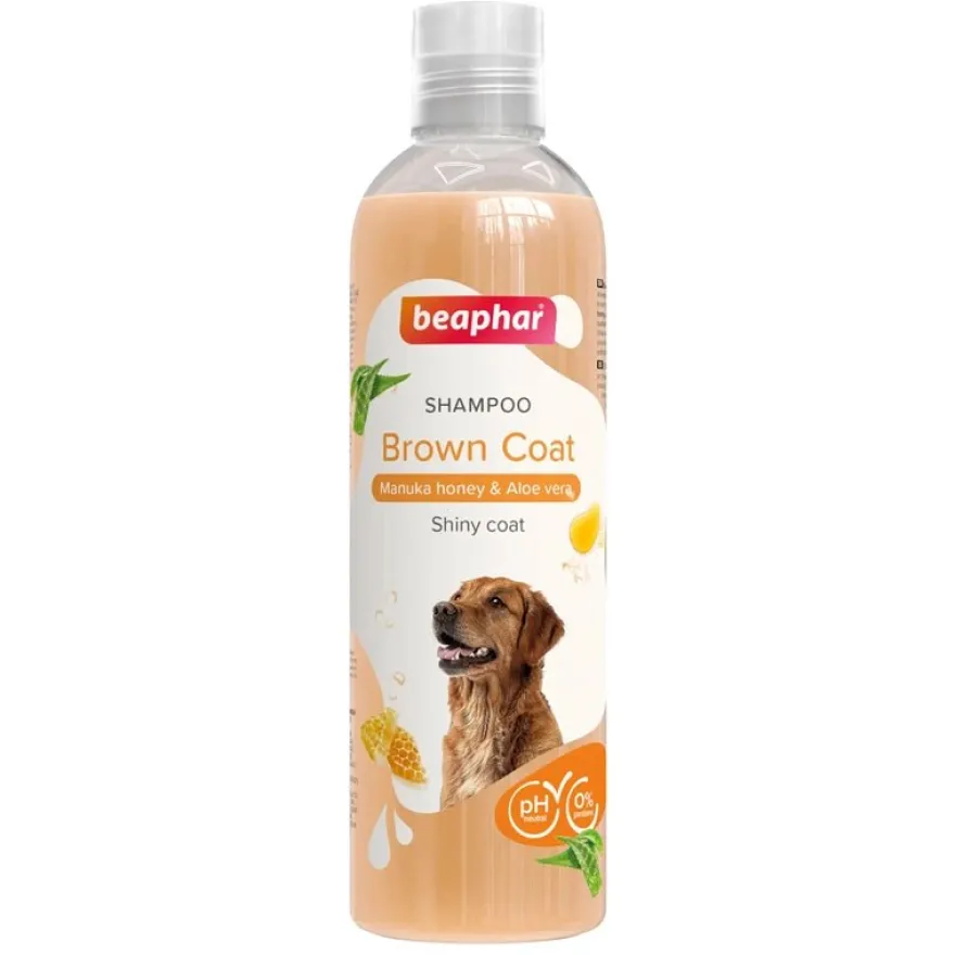 Beaphar Champú para Perros de Pelo Marrón 250ml