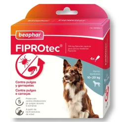 Beaphar Fiprotec Spot On Perro 10-20 kg Antiparasitario 4 Pipetas