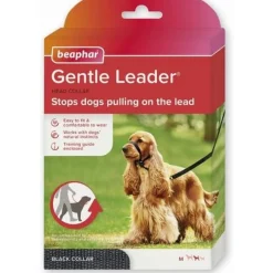 Beaphar Gentle Leader Collar de Cabeza Negro Mediano 1 ud