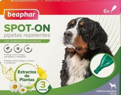 Beaphar Pipetas Repulsivas Antiparasitarias Grandes 6 ud