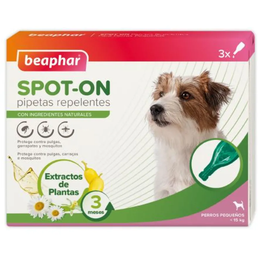 Beaphar Pipetas Repulsivas Antiparasitarias Perro Pequeño 3 uds
