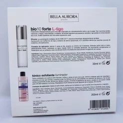 BELLA AURORA BIO 10 Forte L-Tigo Tratamiento Despigmentante 30ml + Tónico Exfoliante 200ml de REGALO