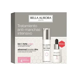 BELLA AURORA BIO 10 Forte L-Tigo Tratamiento Despigmentante 30ml + Advanced Booster AHA 30 ml de REGALO