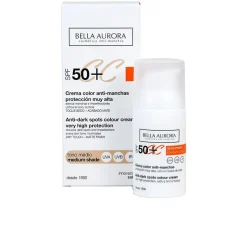 Bella Aurora CC Cream Antimanchas SPF50+ Tono Medio
