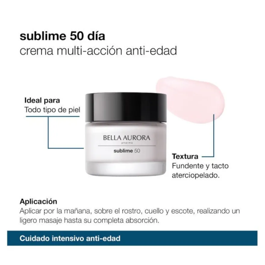 BELLA AURORA Sublime 50 Crema Multiacción Día SPF20 50ml