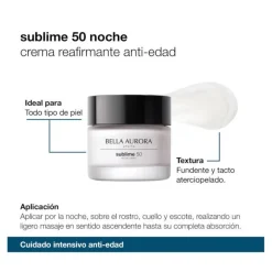 BELLA AURORA Sublime 50 Crema Reafirmante Noche 50ml