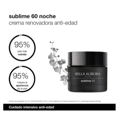 BELLA AURORA Sublime 60+ Crema Renovadora Anti Edad Noche 50ml
