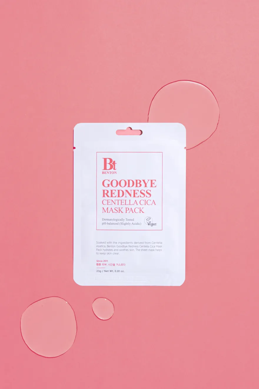 Benton Goodbye Redness Centella Cica Mask 23g