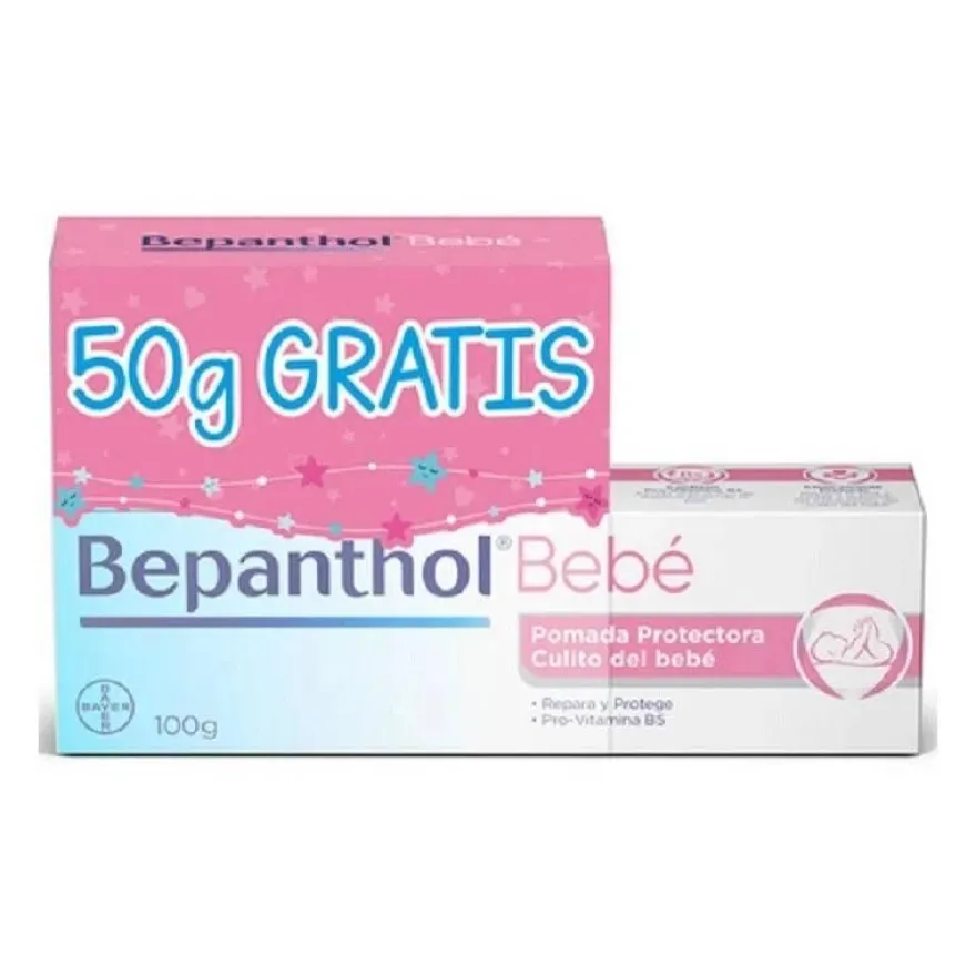 Bepanthol Pomada Protectora Bebé 100 g + 50 g Gratis