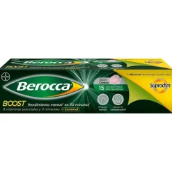 BEROCCA BOOST Guaraná 15 Comprimidos Efervescentes