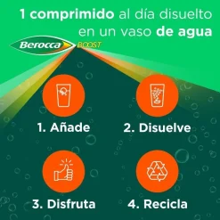 BEROCCA BOOST Guaraná 30 Comprimidos Efervescentes