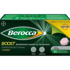 BEROCCA BOOST Guaraná 30 Comprimidos Efervescentes