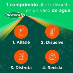 BEROCCA Performance Naranja 30 Comprimidos Efervescentes