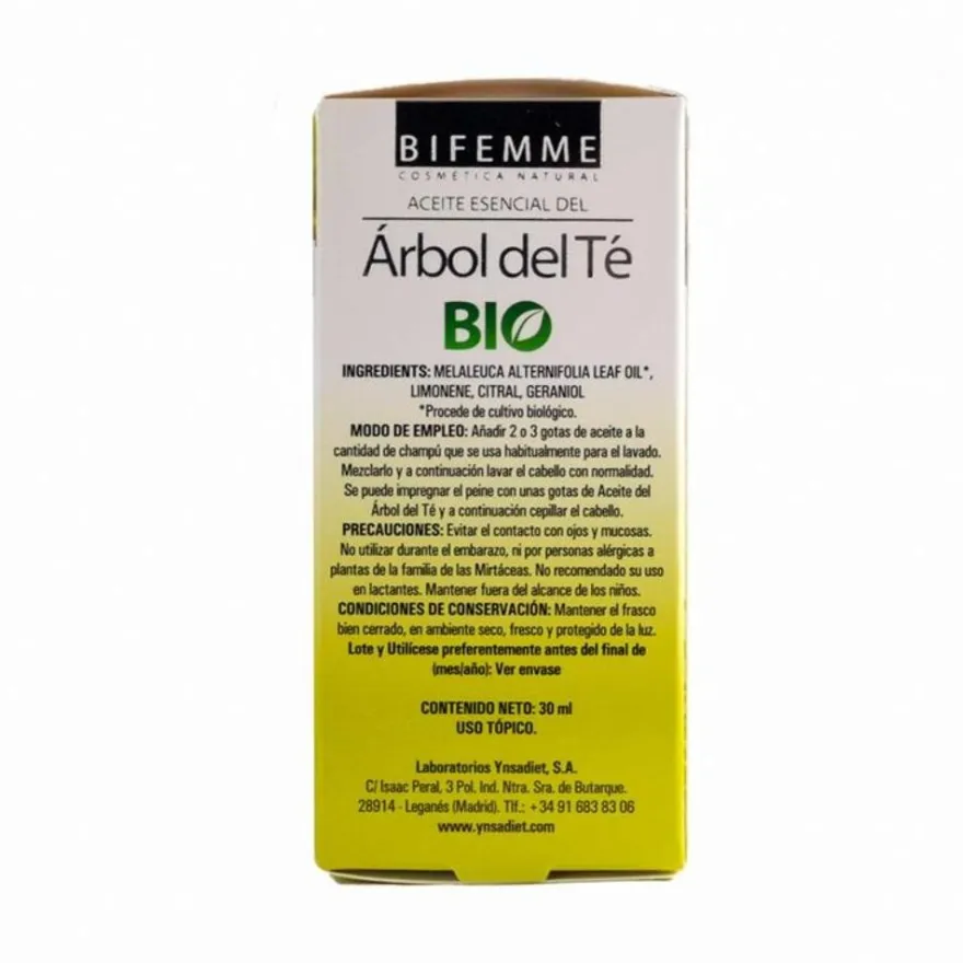 Bifemme Aceite de Árbol del Té Bio 30 ml