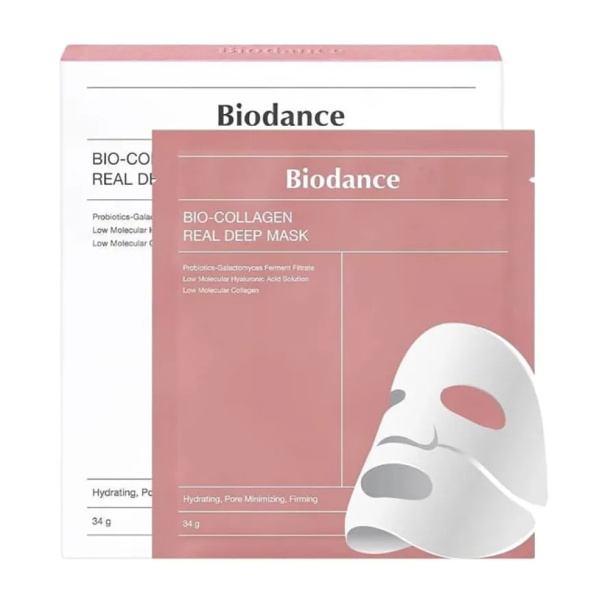 Biodance Bio Collagen-Real Deep Mascarilla de Hidrogel 4 ud