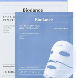 Biodance Hydro Cera-Nol Real Deep Mask Hidratantes 34g 4 unidades