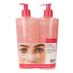 BIODERMA Sensibio Gel Moussant Piel Sensible DUPLO 500ml + 500ml
