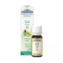 Biofloral Oak - Roble 22 (Ánimo y Esperanza) Flores de Bach Bio Gránulos Sin Alcohol 9 g