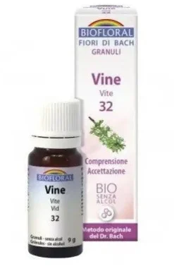Biofloral Vine - Vid 32 (Comprensión y Aceptación) Flores de Bach Bio Gránulos Sin Alcohol 9 g
