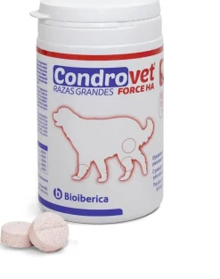 Bioiberica Condrovet Force HA Razas Grandes Suplemento Articular 80 Tabletas